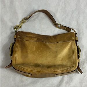 Coach Distressed Leather Purse
